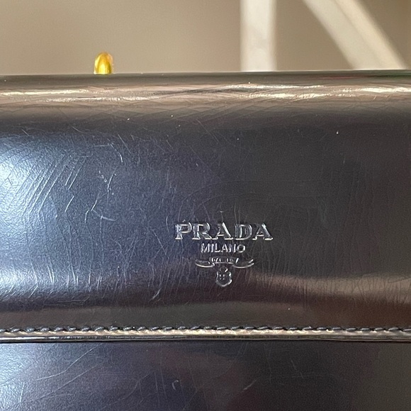 Prada compact wallet Spazzolato Portafolgio - Picture 2 of 12